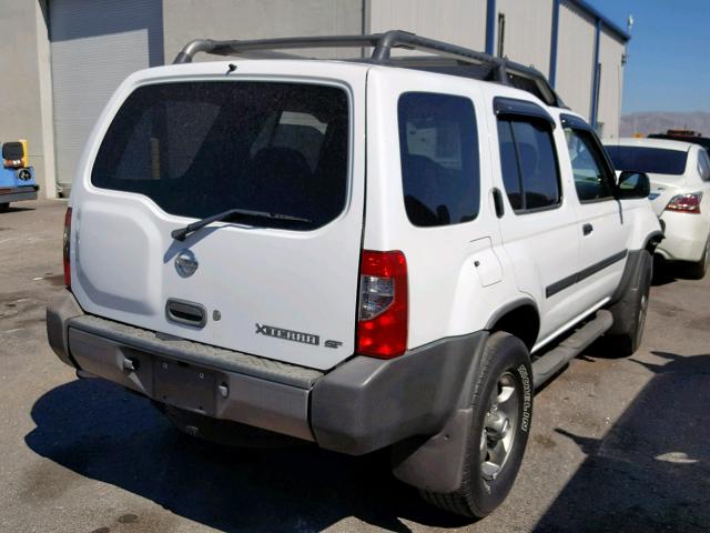 5N1ED28T23C631044 - 2003 NISSAN XTERRA XE WHITE photo 4