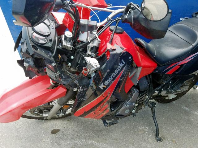 JKAKLEE169DA19041 - 2009 KAWASAKI KL650 E RED photo 9