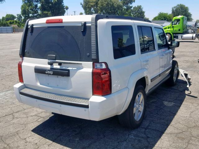 1J8HH48KX8C114681 - 2008 JEEP COMMANDER 白色 照片 4