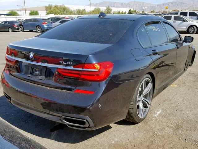 WBA7F0C54KGM25720 - 2019 BMW 750 I BLACK photo 4