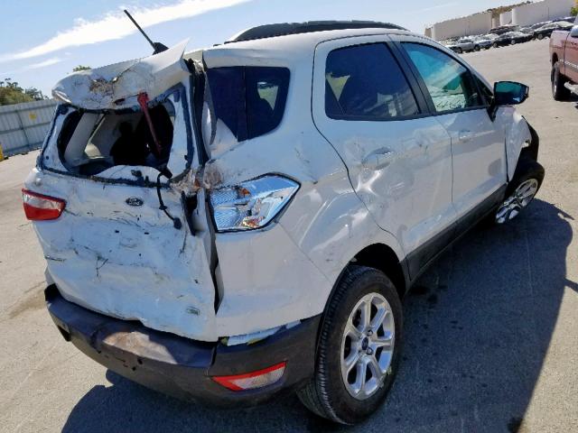 MAJ3P1TE5JC225610 - 2018 FORD ECOSPORT S WHITE photo 4