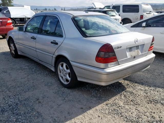 WDBHA29G6YA856127 - 2000 MERCEDES-BENZ C 280 SILVER photo 3