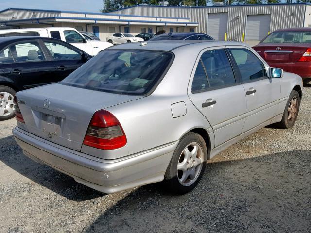 WDBHA29G6YA856127 - 2000 MERCEDES-BENZ C 280 SILVER photo 4