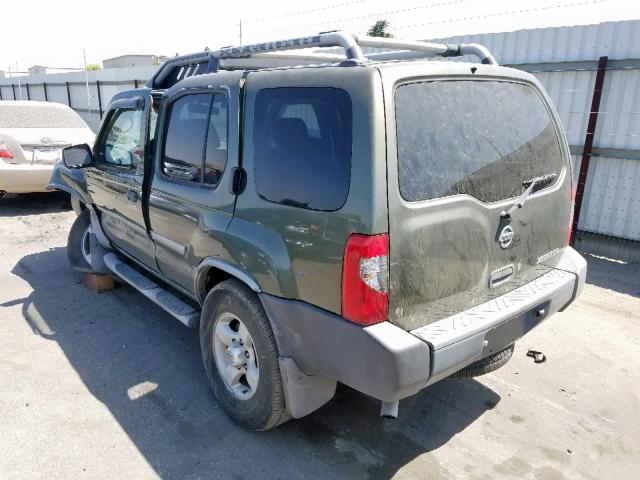 5N1ED28T34C670131 - 2004 NISSAN XTERRA XE GREEN photo 3