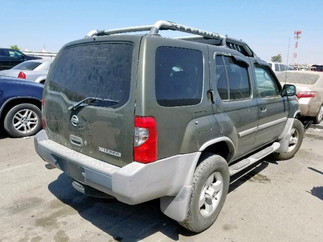 5N1ED28T34C670131 - 2004 NISSAN XTERRA XE GREEN photo 4