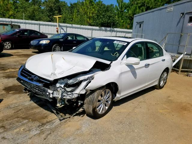 1HGCR3F82FA015654 - 2015 HONDA ACCORD EXL WHITE photo 2