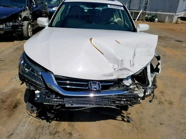 1HGCR3F82FA015654 - 2015 HONDA ACCORD EXL WHITE photo 7