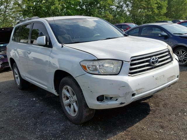 JTEZA3EH4A2009600 - 2010 TOYOTA HIGHLANDER WHITE photo 1