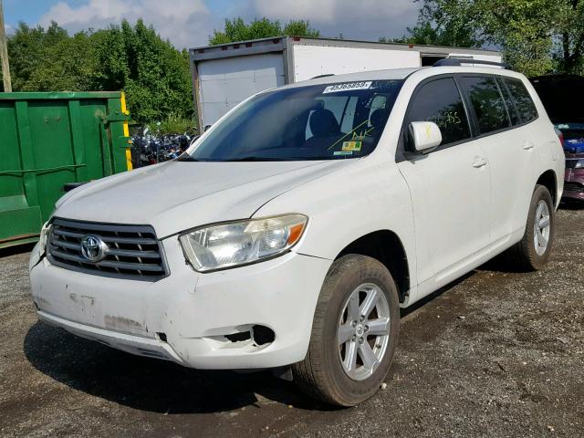 JTEZA3EH4A2009600 - 2010 TOYOTA HIGHLANDER WHITE photo 2