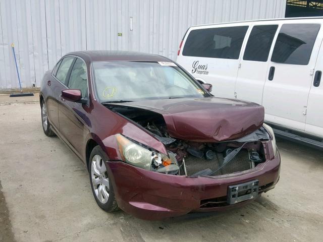 1HGCP26809A000879 - 2009 HONDA ACCORD EXL BURGUNDY photo 1