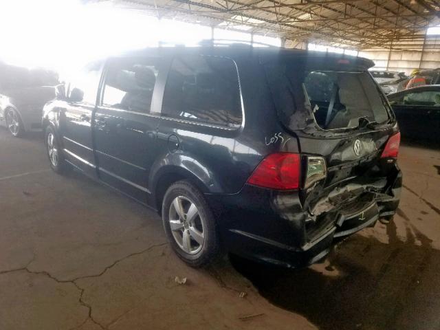 2V8HW34119R549879 - 2009 VOLKSWAGEN ROUTAN SE BLACK photo 3