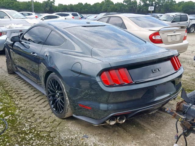 1FA6P8CF2F5366788 - 2015 FORD MUSTANG GT CHARCOAL photo 3
