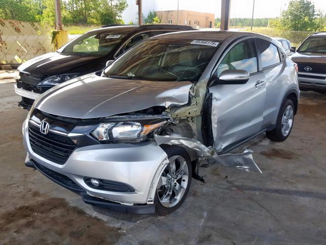 3CZRU5H51GM712303 - 2016 HONDA HR-V EX SILVER photo 2