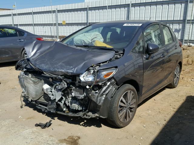 JHMGK5H76GX032104 - 2016 HONDA FIT EX GRAY photo 2