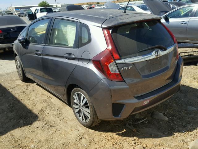 JHMGK5H76GX032104 - 2016 HONDA FIT EX GRAY photo 3