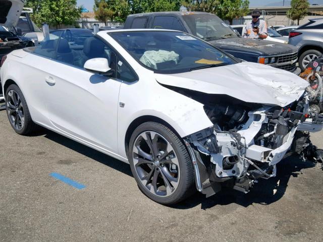 W04WH3N55KG351371 - 2019 BUICK CASCADA PR WHITE photo 1