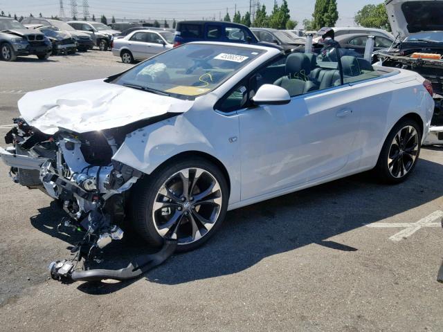 W04WH3N55KG351371 - 2019 BUICK CASCADA PR WHITE photo 2