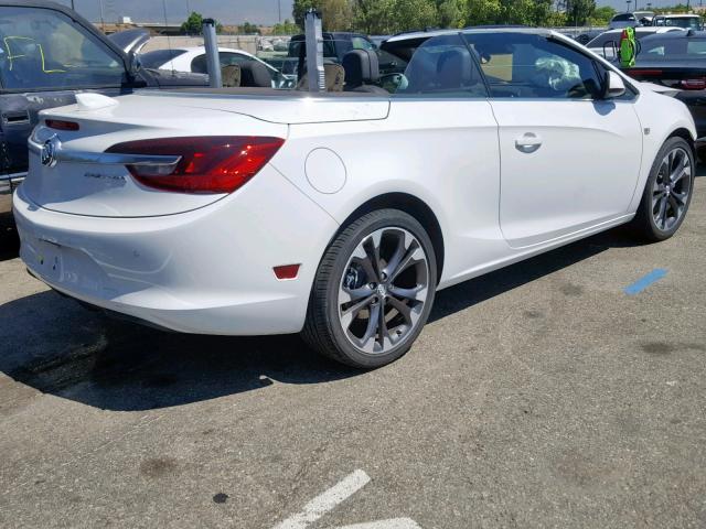 W04WH3N55KG351371 - 2019 BUICK CASCADA PR WHITE photo 4