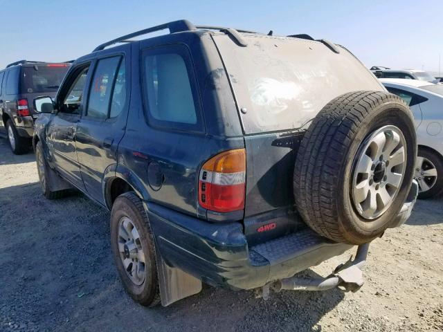 4S6DM58W014414789 - 2001 HONDA PASSPORT E 绿色 照片 3