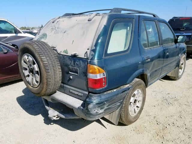 4S6DM58W014414789 - 2001 HONDA PASSPORT E 绿色 照片 4