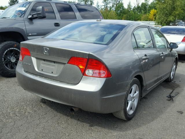 1HGFA16968L095372 - 2008 HONDA CIVIC EXL GRAY photo 4