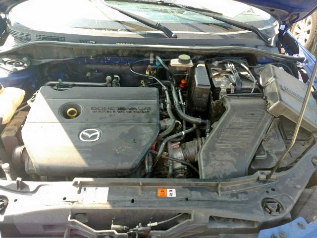 JM1BK323581865788 - 2008 MAZDA 3 S BLUE photo 7