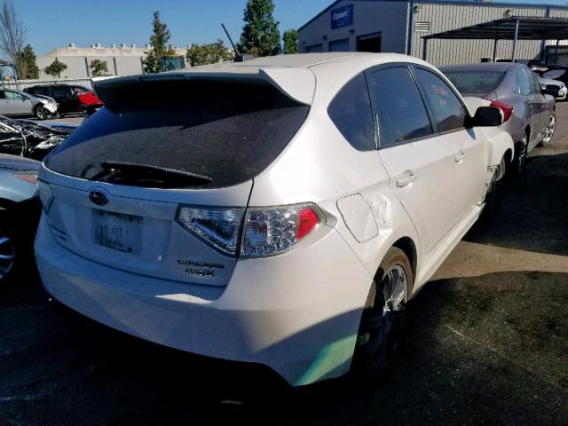 JF1GR7E6XBG808253 - 2011 SUBARU IMPREZA WR WHITE photo 4