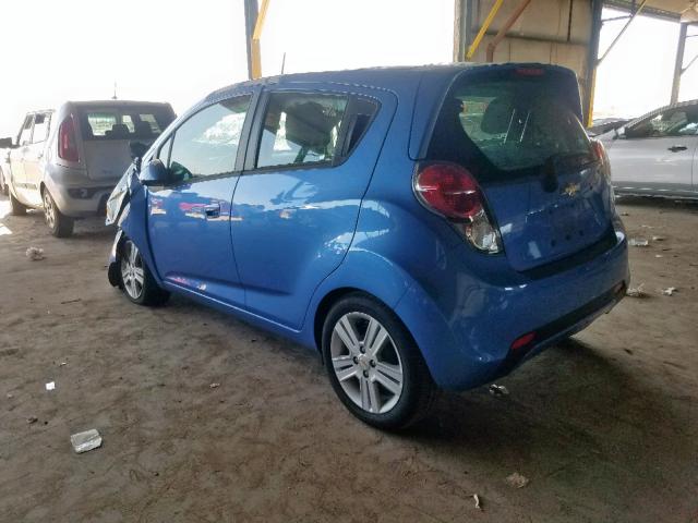 KL8CB6S92FC741949 - 2015 CHEVROLET SPARK LS BLUE photo 3