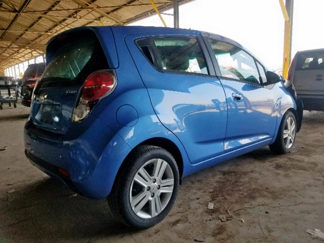 KL8CB6S92FC741949 - 2015 CHEVROLET SPARK LS BLUE photo 4