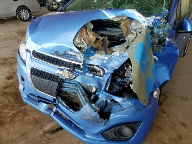 KL8CB6S92FC741949 - 2015 CHEVROLET SPARK LS BLUE photo 9