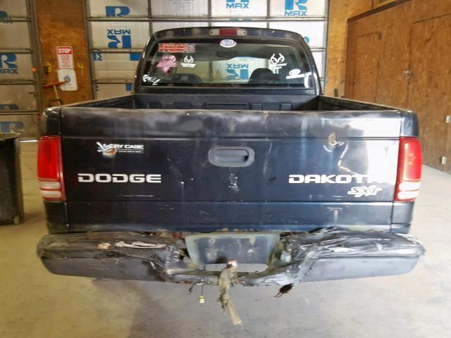 1D7HG38X13S212714 - 2003 DODGE DAKOTA QUA BLACK photo 10