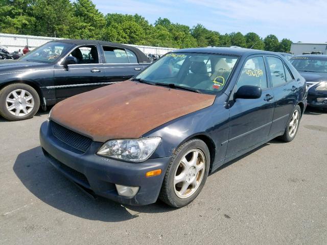 JTHBD182910006243 - 2001 LEXUS IS 300 BLACK photo 2