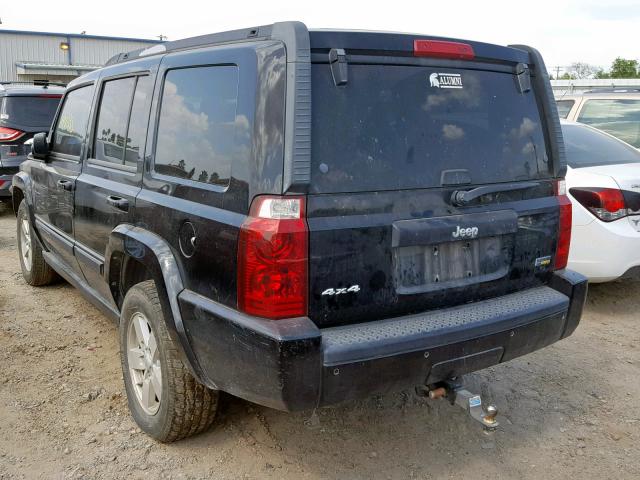 1J8HG48P07C591777 - 2007 JEEP COMMANDER 黑色 照片 3