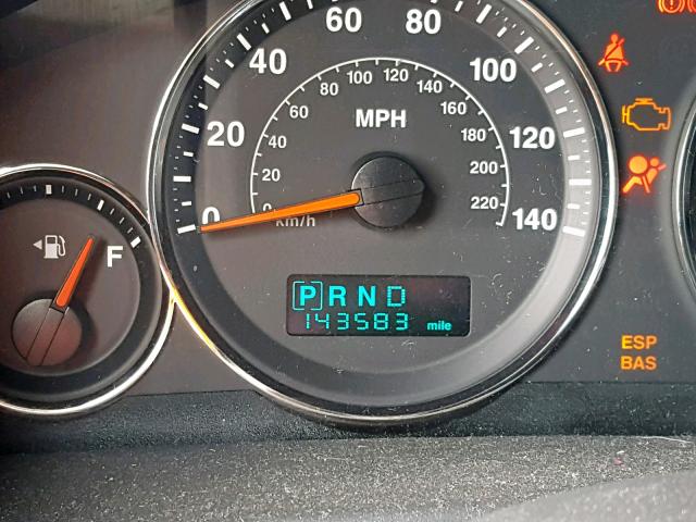 1J8HG48P07C591777 - 2007 JEEP COMMANDER 黑色 照片 8