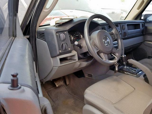 1J8HG48P07C591777 - 2007 JEEP COMMANDER 黑色 照片 9