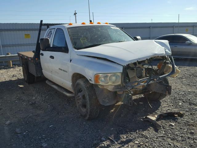 3D7MA48C63G735415 - 2003 DODGE RAM 3500 S WHITE photo 1