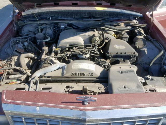 2FABP43F2GX118340 - 1986 FORD LTD CROWN BURGUNDY photo 7