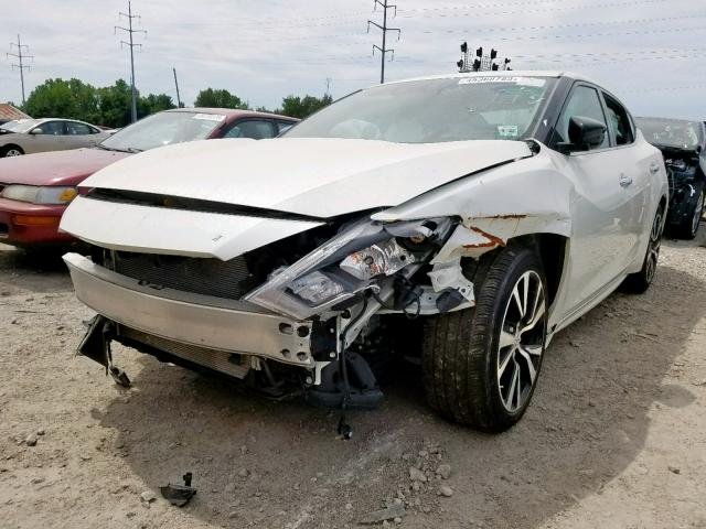 1N4AA6AP9JC383409 - 2018 NISSAN MAXIMA 3.5 WHITE photo 2