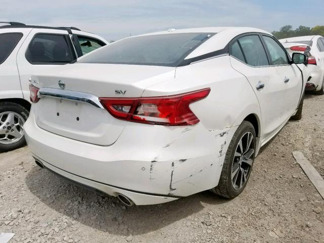 1N4AA6AP9JC383409 - 2018 NISSAN MAXIMA 3.5 WHITE photo 4