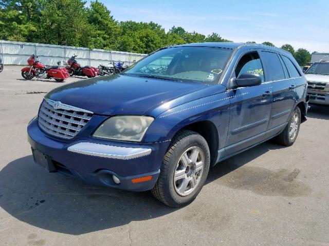 2C8GF68444R636454 - 2004 CHRYSLER PACIFICA BLUE photo 2