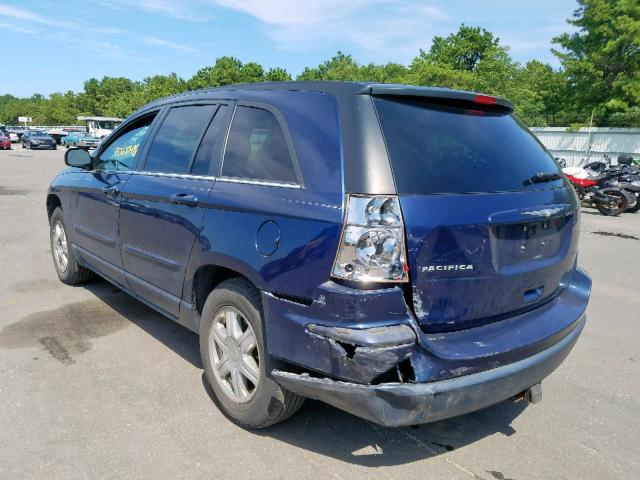 2C8GF68444R636454 - 2004 CHRYSLER PACIFICA BLUE photo 3