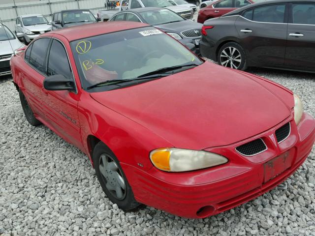 1G2NF52E81M653944 - 2001 PONTIAC GRAND AM S RED photo 1