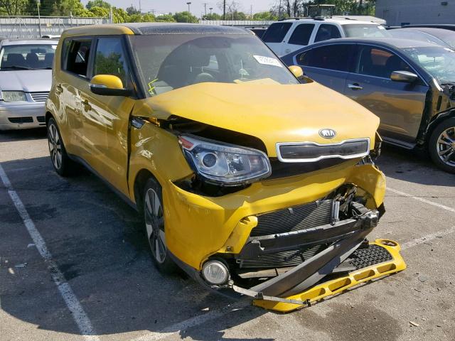 KNDJX3A58F7166326 - 2015 KIA SOUL ! YELLOW photo 1