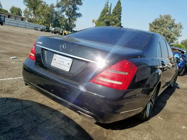 WDDNG9FBXAA296807 - 2010 MERCEDES-BENZ S 400 BLACK photo 4