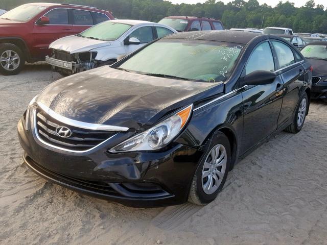 5NPEB4AC9CH498612 - 2012 HYUNDAI SONATA GLS BLACK photo 2