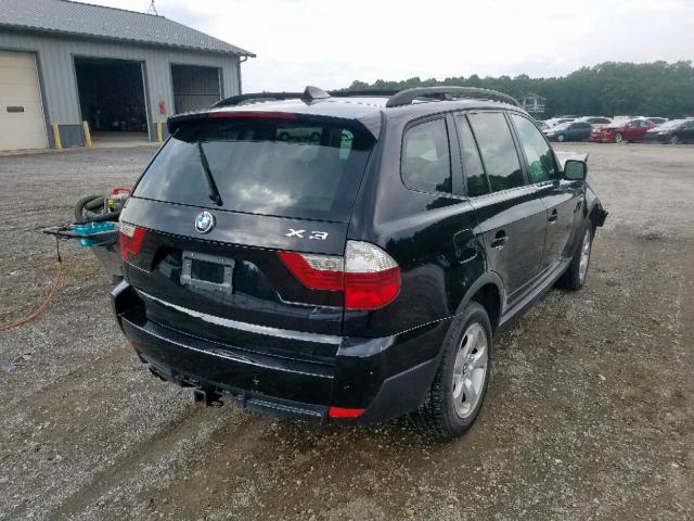 WBXPC93497WF13205 - 2007 BMW X3 3.0SI BLACK photo 4