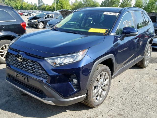 JTMN1RFV8KD501157 - 2019 TOYOTA RAV4 LIMIT BLUE photo 2