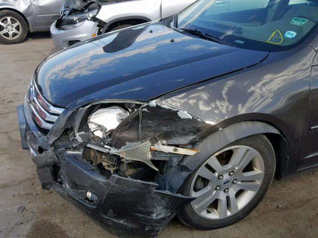 3FAHP081X6R164009 - 2006 FORD FUSION SEL GRAY photo 9