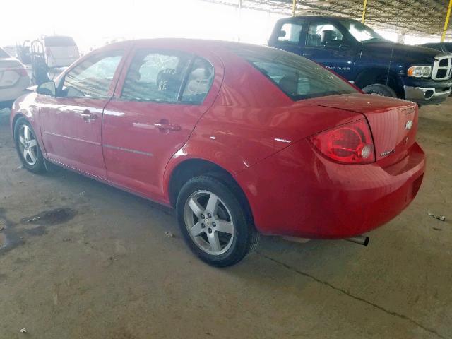 1G1AF5F50A7216337 - 2010 CHEVROLET COBALT 2LT RED photo 3