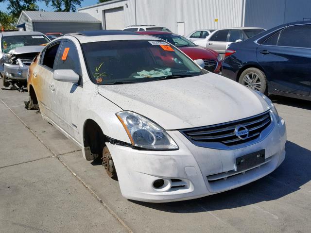 1N4CL2AP7AC106589 - 2010 NISSAN ALTIMA HYB WHITE photo 1